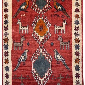 گبه دستبافت (100×125)سانتیمتر